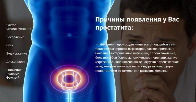 кровь при мочеиспускании у мужчин при простатите